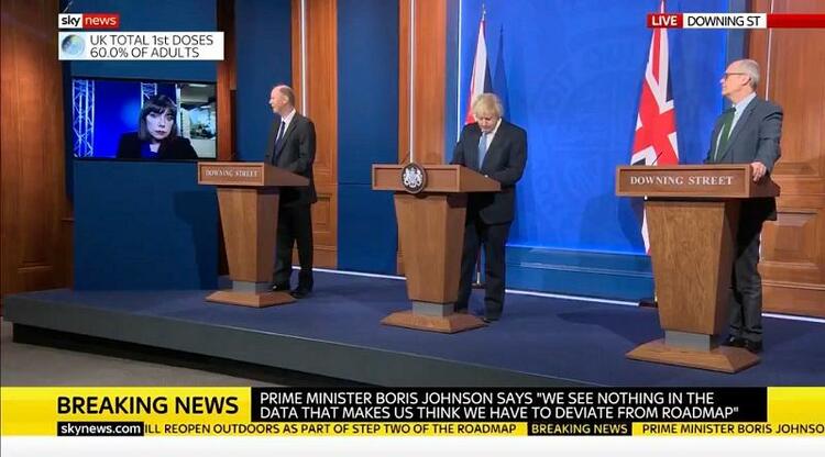 英国首相鲍里斯·约翰逊暂不同意引入个人“新冠感染状况认证”的提议