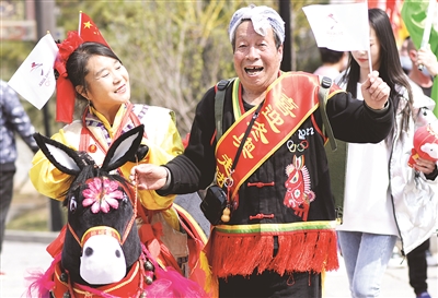 迎冬奧倒計時100天 慶祝活動在太原青龍古鎮舉行
