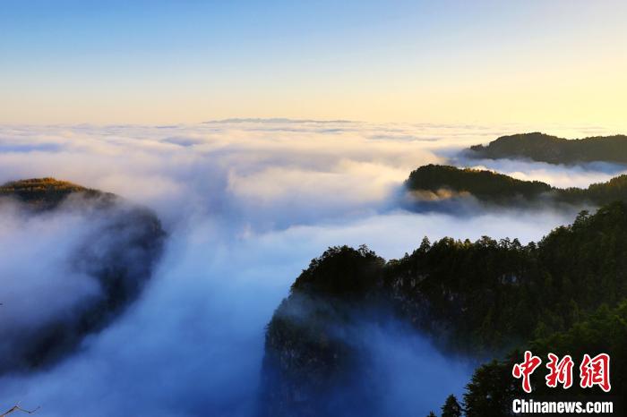 Lambun shan iska na gandun daji na tsaunin Guiqingshan dake gundumar Zhang na birnin Dingxi dake lardin Gansu_fororder_124688120_zsite