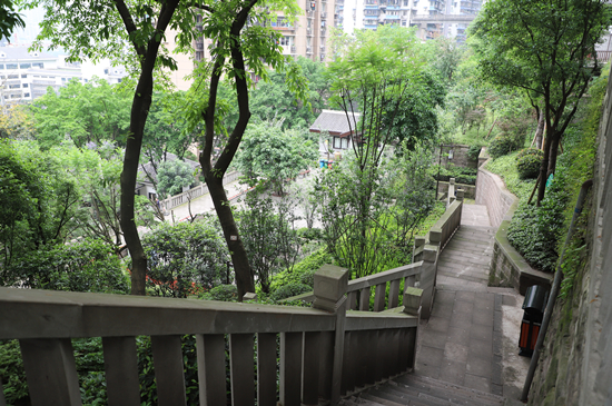 People’s Park in Chongqing: a place for leisure in city center