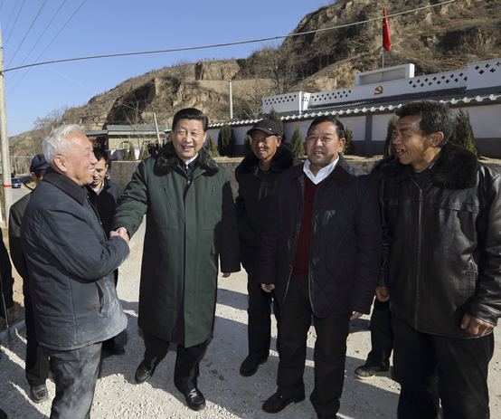 2015年2月13日,习近平来到陕西考察调研,第一站来到延安市延川县梁