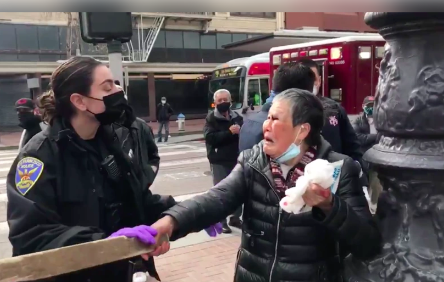 海外网4月9日电 日前在美国旧金山街头,76岁华裔老太谢萧珍遭白人