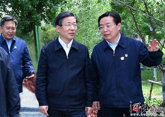 5月10日,省委书记,省人大常委会主任王东峰在张家口市怀来县调研检查