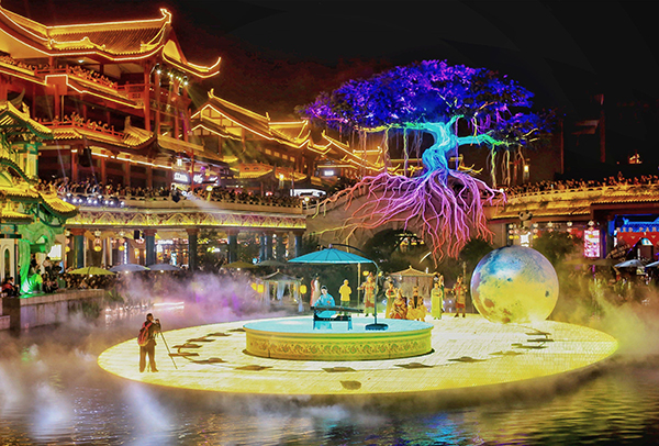 20个节目激情来袭_fororder_眉山网红水街美丽夜景--摄影-方秦