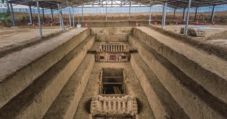【中首 陜西  圖】2020年度全國十大考古新發現揭曉 陜西西安少陵原十六國大墓上榜