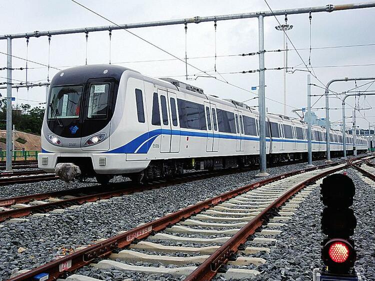 南宁地铁5号线一期工程北段热滑试验成功 全线已经具备电客车开行条件