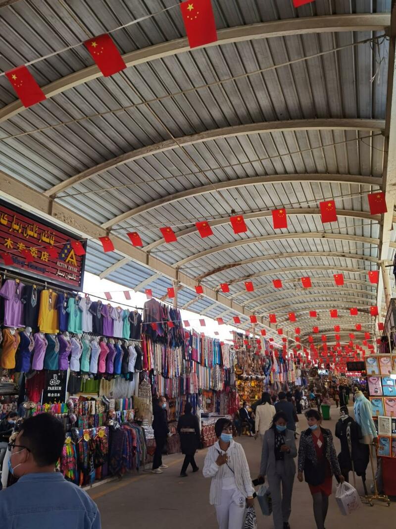 Babbar kasuwar Kashgar- Tsohuwar cibiyar cinikayyar hanyar siliki_fororder_210414-kasuwar Kashgar2