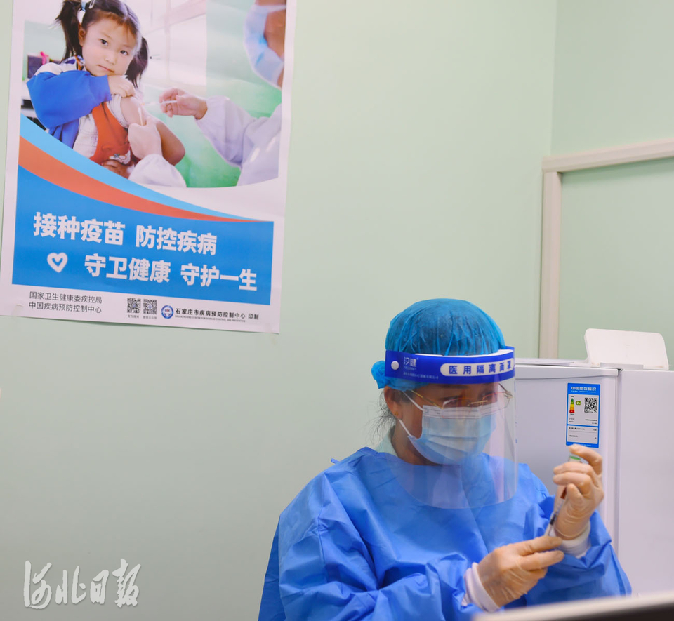 河北石家莊：接種疫苗 防控疾病