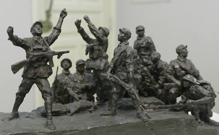 天翻地覆慨而慷！《美术经典中的党史》邀您走进油画《攻占总统府》……