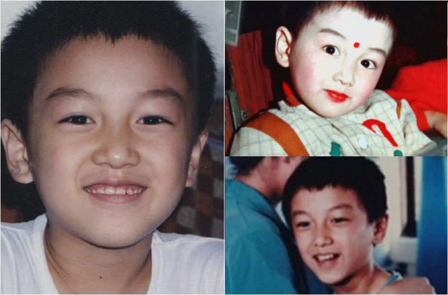 陈晓带陈妍希回老家认亲祭祖 小公园里缠绵热吻(图)