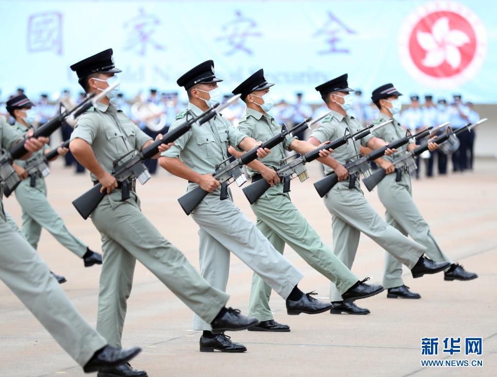 香港纪律部队“首秀”中式步操台前幕后的那些事儿