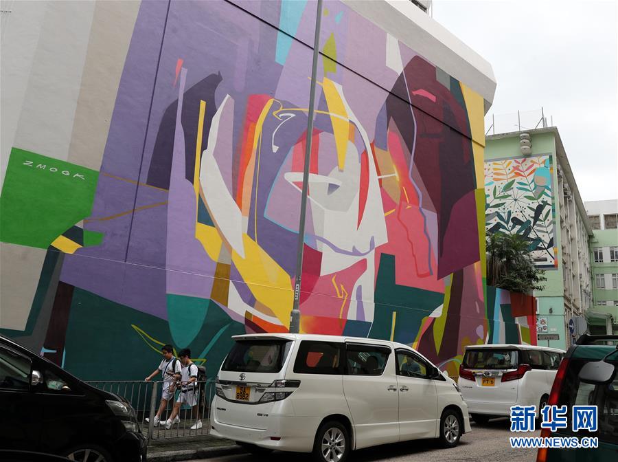 香港街头涂鸦：“混搭”的城市风景