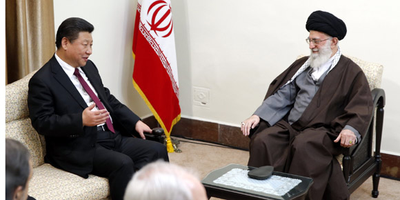習近平會見伊朗最高領袖哈梅內伊