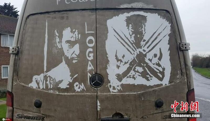 Yadda aka yi zane-zane a kan kurar da ke kan motarsa_fororder_285b59ac1a0b4b11b25449f3f7608567