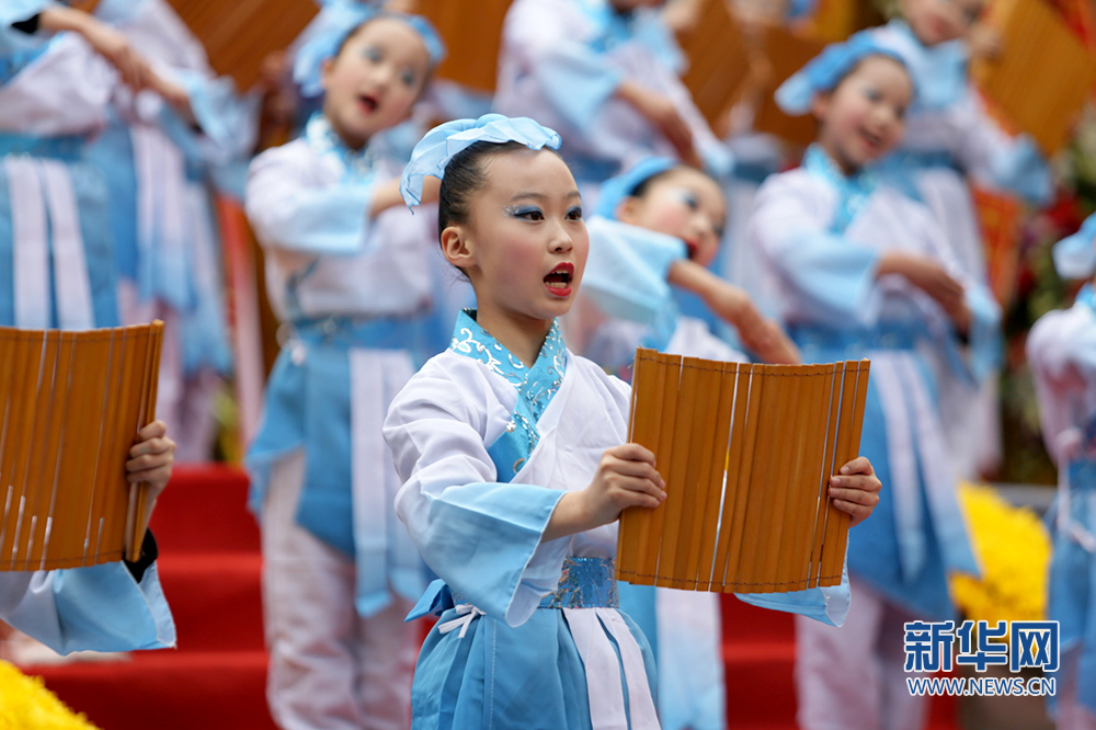 【中首  陕西  图】谷雨陕西白水举行祭祀典礼 礼敬字圣仓颉续文脉2021年04月20日 13:46:11 | 来源：新华网