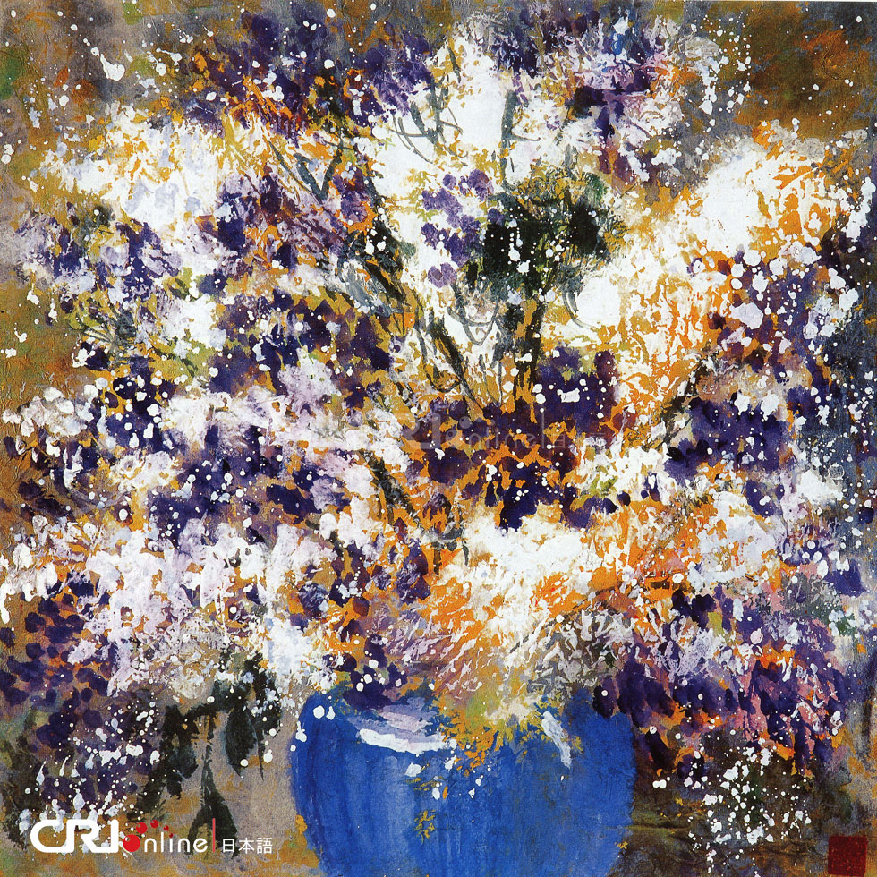 图片默认标题_fororder_36-梦中花落知多少2000年46×