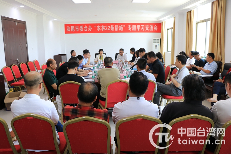 台湾青年联合会一行到汕尾考察 助力两岸乡村融合发展