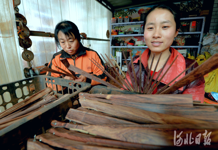 河北大城：传统红木文化 打开致富大门