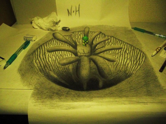 艺术家的“逆天”手绘!日印3D作品PK 艺术家的“逆天”手绘!日印3D作品PK