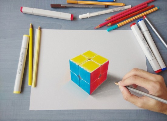 艺术家的“逆天”手绘!日印3D作品PK 艺术家的“逆天”手绘!日印3D作品PK