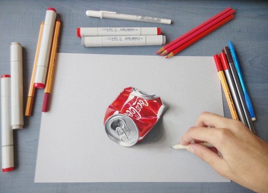 艺术家的“逆天”手绘!日印3D作品PK 艺术家的“逆天”手绘!日印3D作品PK