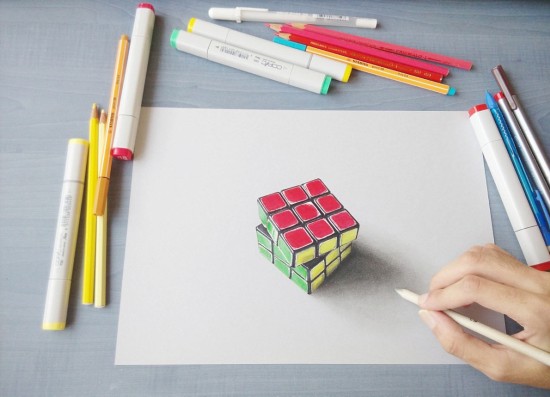 艺术家的“逆天”手绘!日印3D作品PK 艺术家的“逆天”手绘!日印3D作品PK