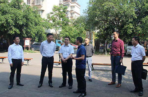 自贡大安：打造“大安范本”为构建中国特色和谐劳动关系创造经验_fororder_1调研现场