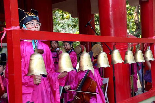 台湾各县市举行“释奠礼”纪念孔子诞辰