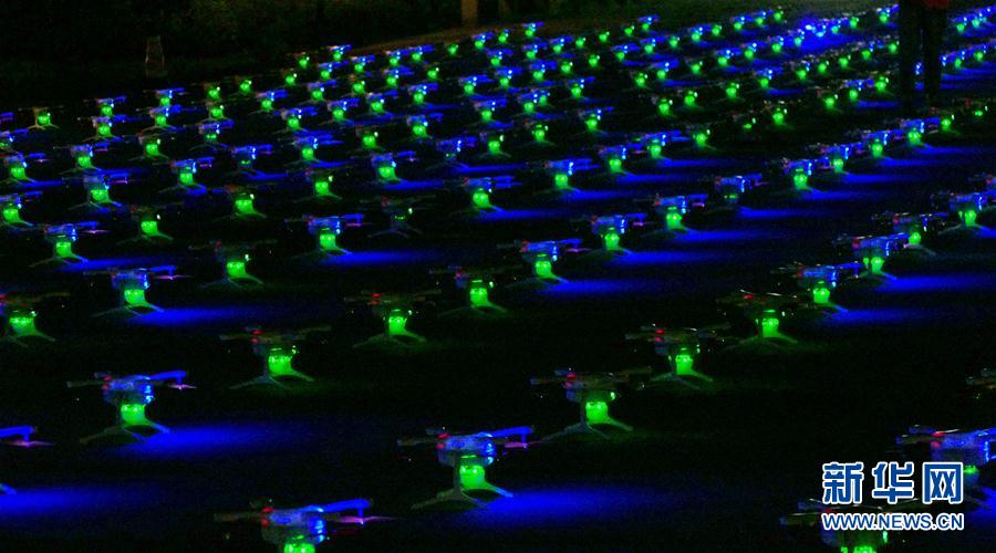 1000架微型無人機輝耀三星堆