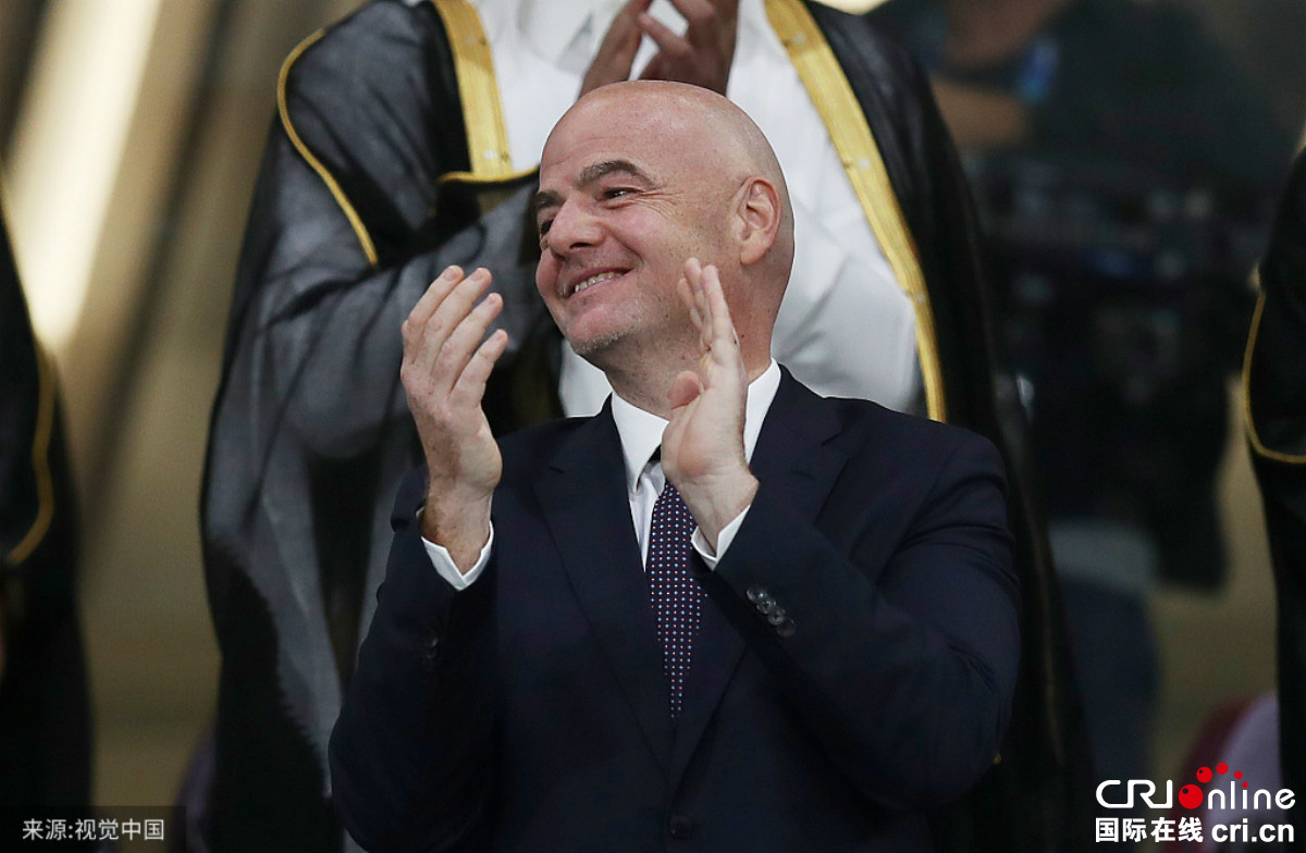 卡塔尔世界杯体育场落因凡蒂诺领衔出席