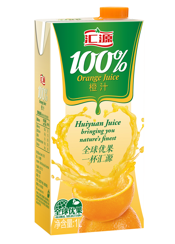 汇源100%果汁包装焕新升级 为消费者带来全新体验