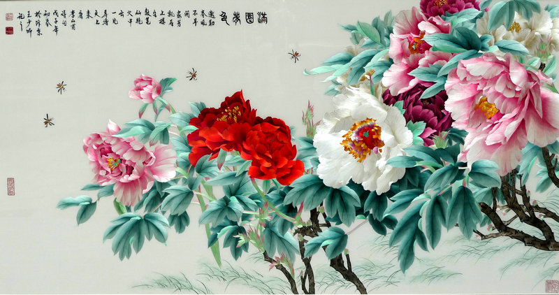 【河南原创】【豫见国际㉘】开封汴绣巧夺天工放光彩