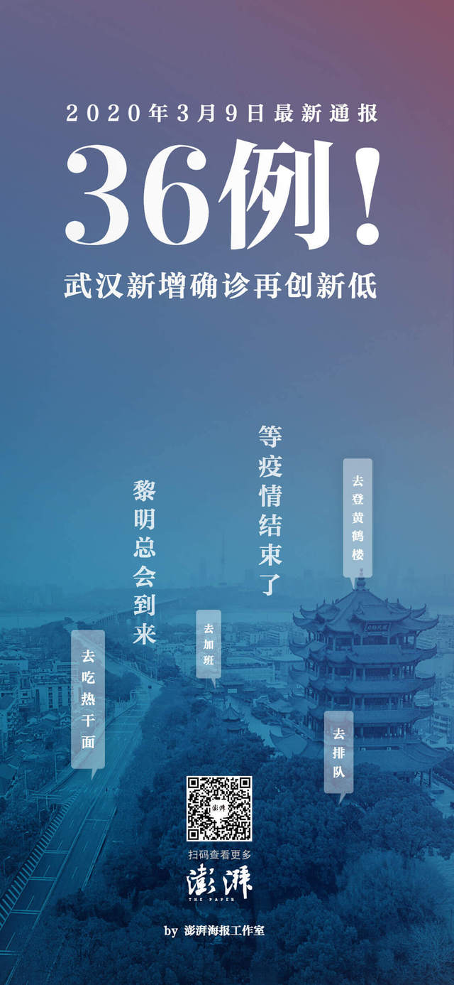 武汉重启33张海报见证这座城市的复苏