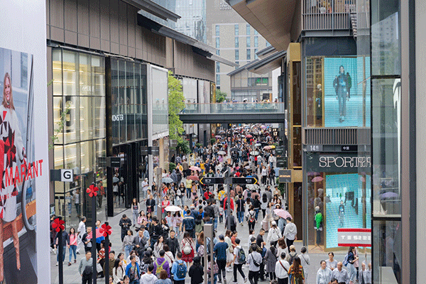 "五一"假期春熙路商圈场景 供图 成都市锦江区委宣传部此外,锦江区也