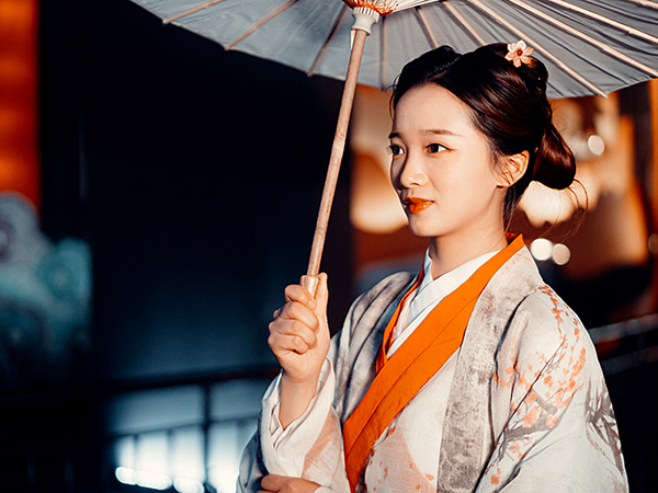 （文中最字、唯一已确认无误）自贡大安：国风汉服打卡活动助推“盐龙灯美食”四张名片_fororder_5古风展示现场