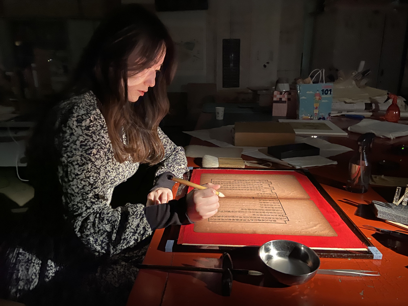 Matasa mata biyu na kasar Sin, wato su Liu Liu mai gyara litattafai na zamanin da Han Le, wadda ke aikin shirya fina-finan cartoon_fororder_刘鎏封面图 无字