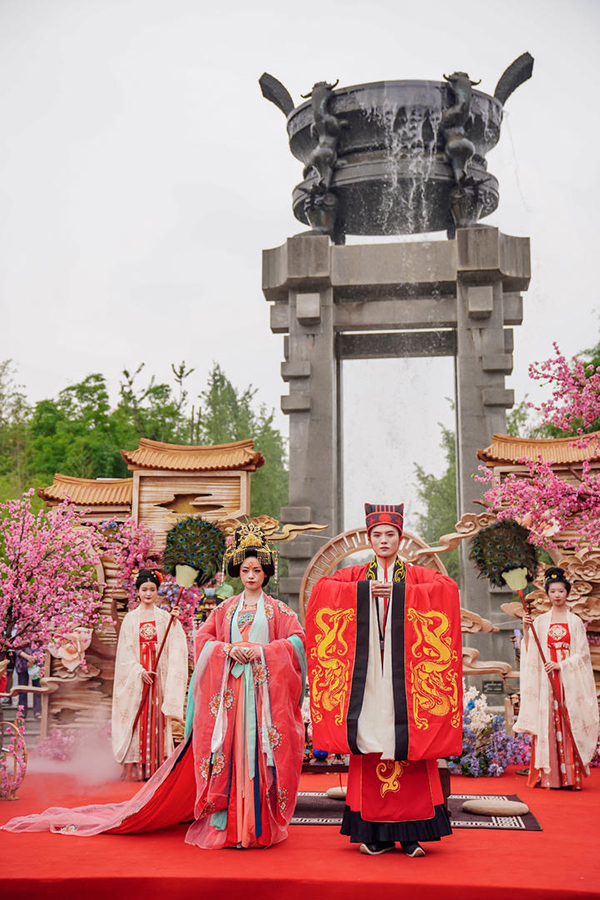 成都市总工会单身职工汉风主题活动在浣花溪公园举行_fororder_活动现场--供图--成都市总工会-(4)