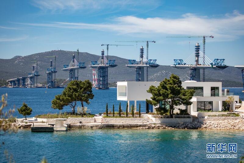 Yadda ake gina babbar gadar Peljesac dake kan teku a kasar Croatia_fororder_2
