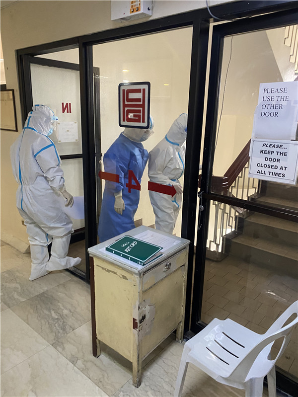 Chinese Anti-epidemic Medical Expert Team, bumisita sa iba' t ibang hospital sa Maynila