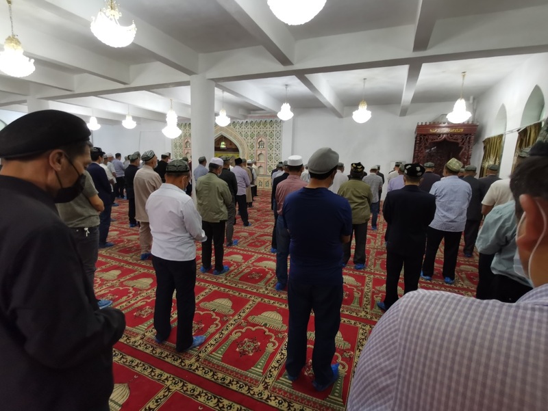 An yi Idin karamar sallah a masallacin birnin Tulufan na Xinjiang_fororder_2