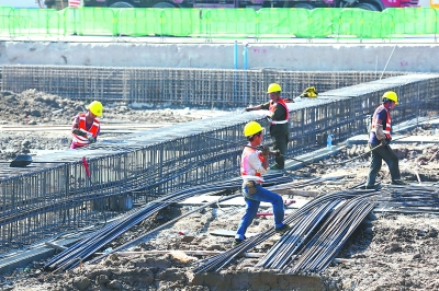 （创新江苏图文）南京长江五桥夹江隧道 建设有序推进