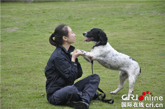 已过审【CRI专稿 图文】重庆女警犬训导员龙丽：因为热爱 所以坚持