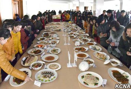 朝鲜举办料理技术竞赛 300多名厨师大显身手