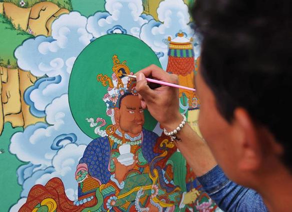 প্রামাণ্যচিত্র ‘থাং-গা’র পেইন্টারের জন্মস্থান’_fororder_唐卡1