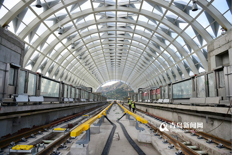 探访青岛地铁11号线北九水站：四面环山 景色优美_fororder_8_meitu_20
