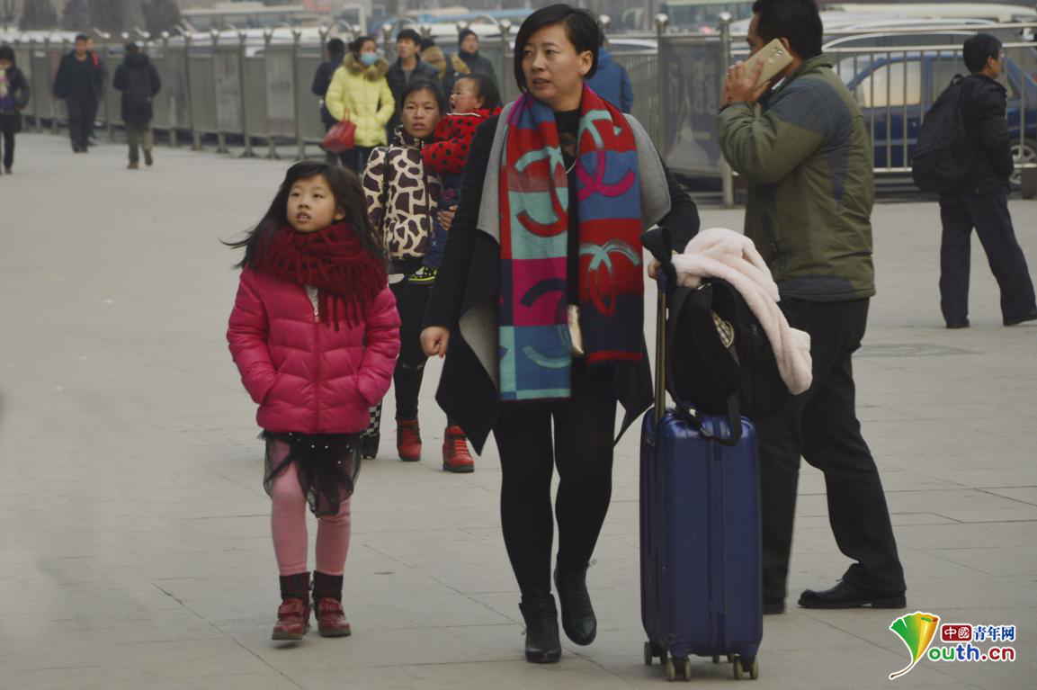 春节回家路满载着爱牵挂就是行李组图