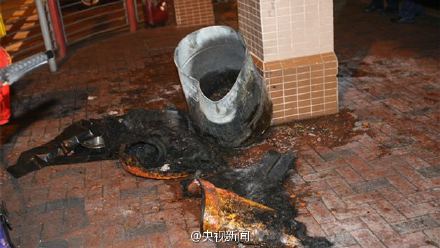 香港旺角油麻地相继发生纵火事件