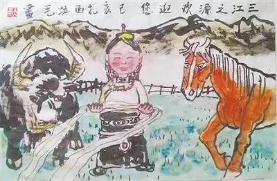 新玉树：孩子们画中最美的家乡