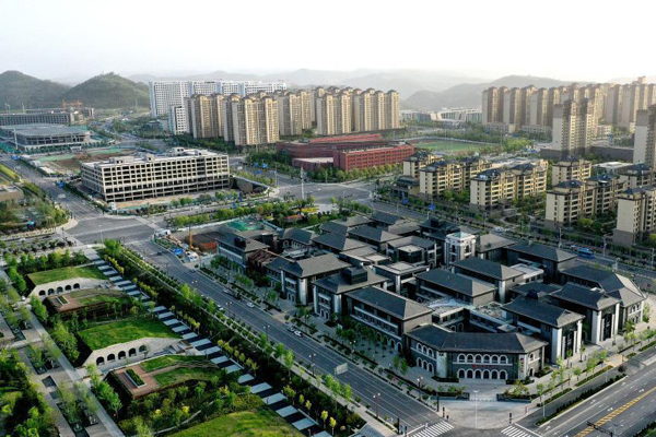 ภาพมุมสูงเหยียนอัน: เขตเก่าเปลี่ยนโฉมใหม่อีกครั้ง_fororder_yanan2