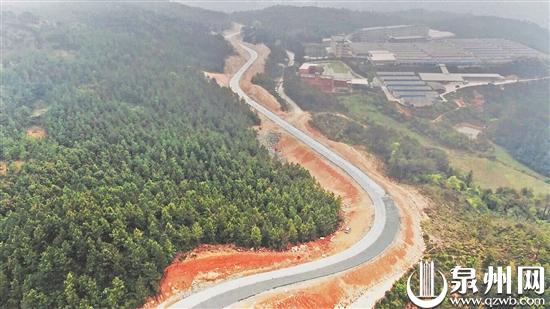 南安市向樂公路向陽段拓寬改造收尾 預計月底通車